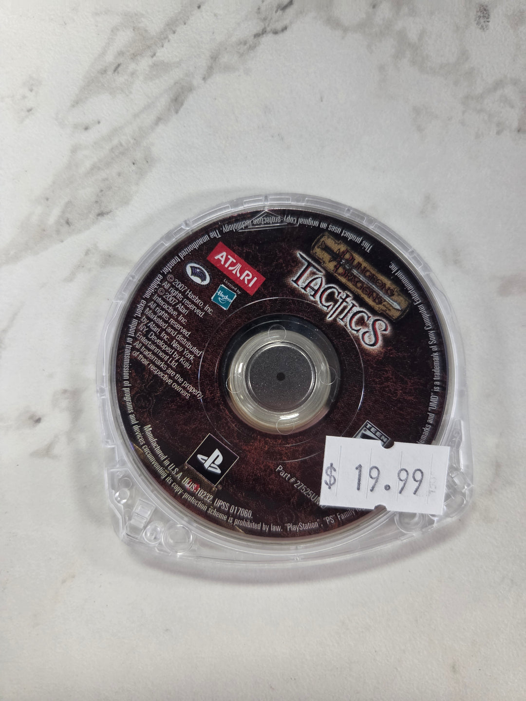 Dungeons & Dragons Tactics PSP DISC ONLY DI8426