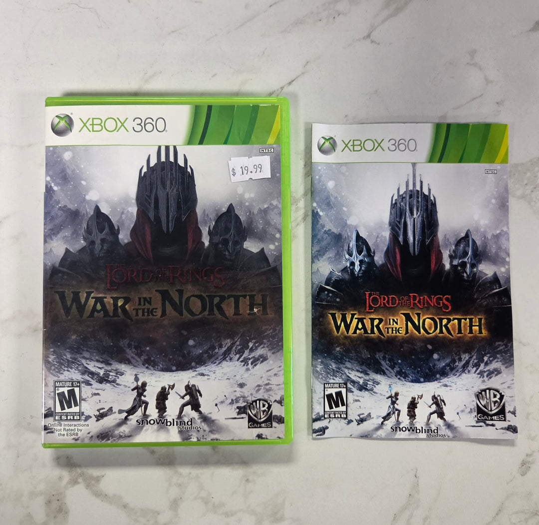 Lord Of The Rings: War In The North Xbox 360 CASE & MANUAL ONLY CO8426