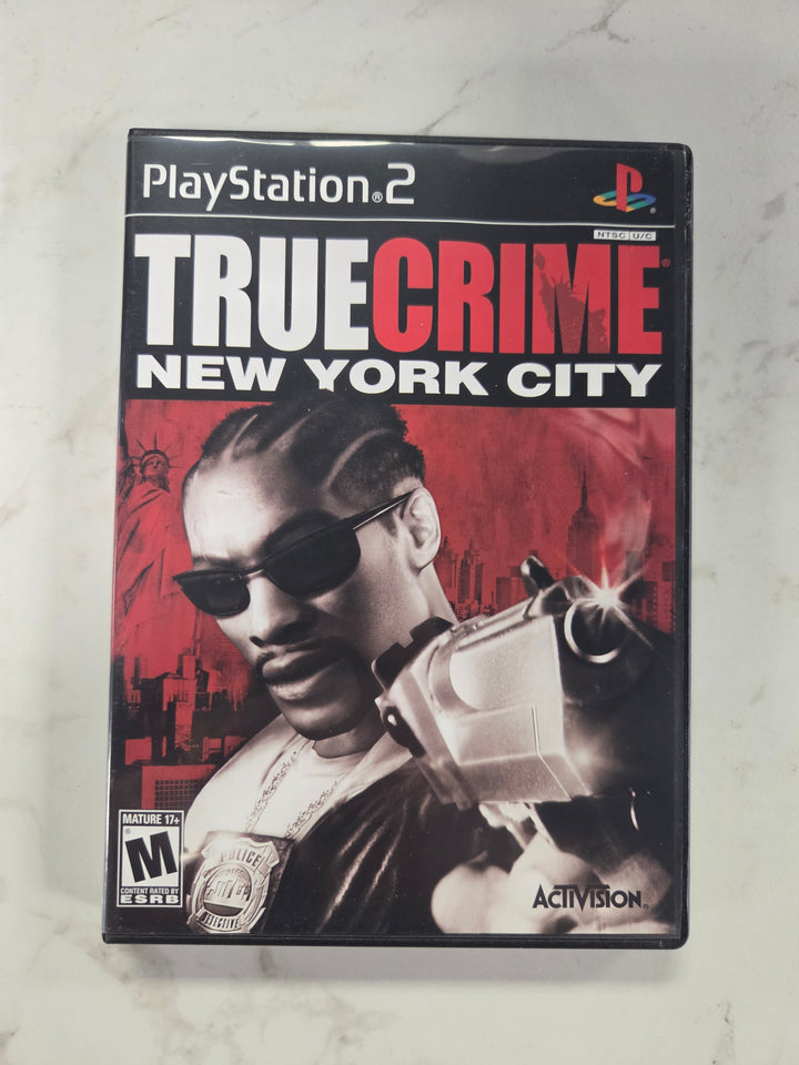 True Crime: New York City PS2 CASE & MANUAL ONLY CO8426