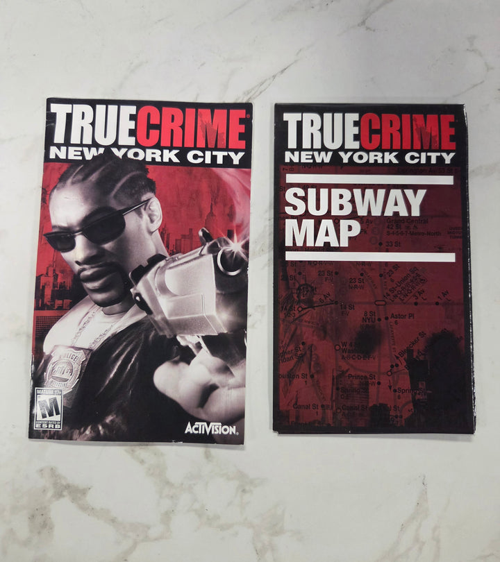 True Crime: New York City PS2 CASE & MANUAL ONLY CO8426