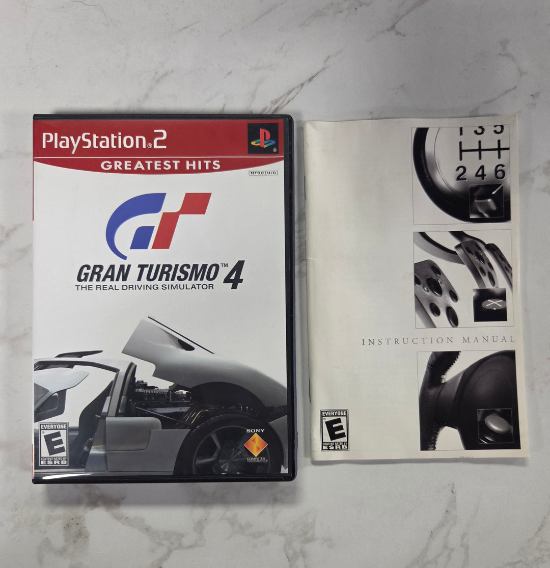 Gran Turismo 4 PS2 CASE & MANUAL ONLY CO8426