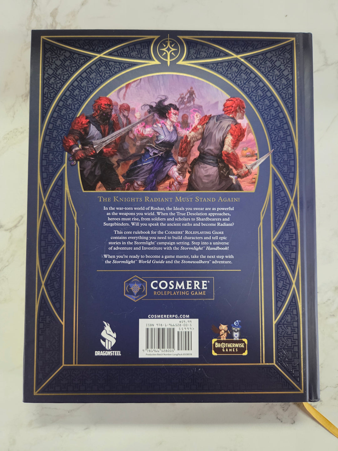 Stormlight Handbook, Cosmere RPG Core Rulebook by Brotherwise Games UG8426