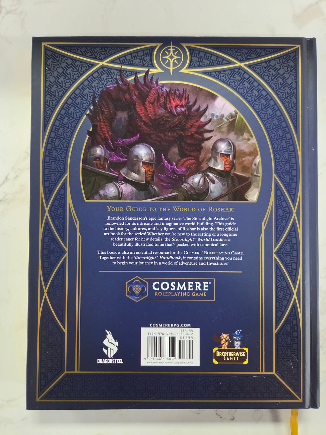 Stormlight World Guide, Cosmere RPG Core Rulebook by Brotherwise Games UG8426