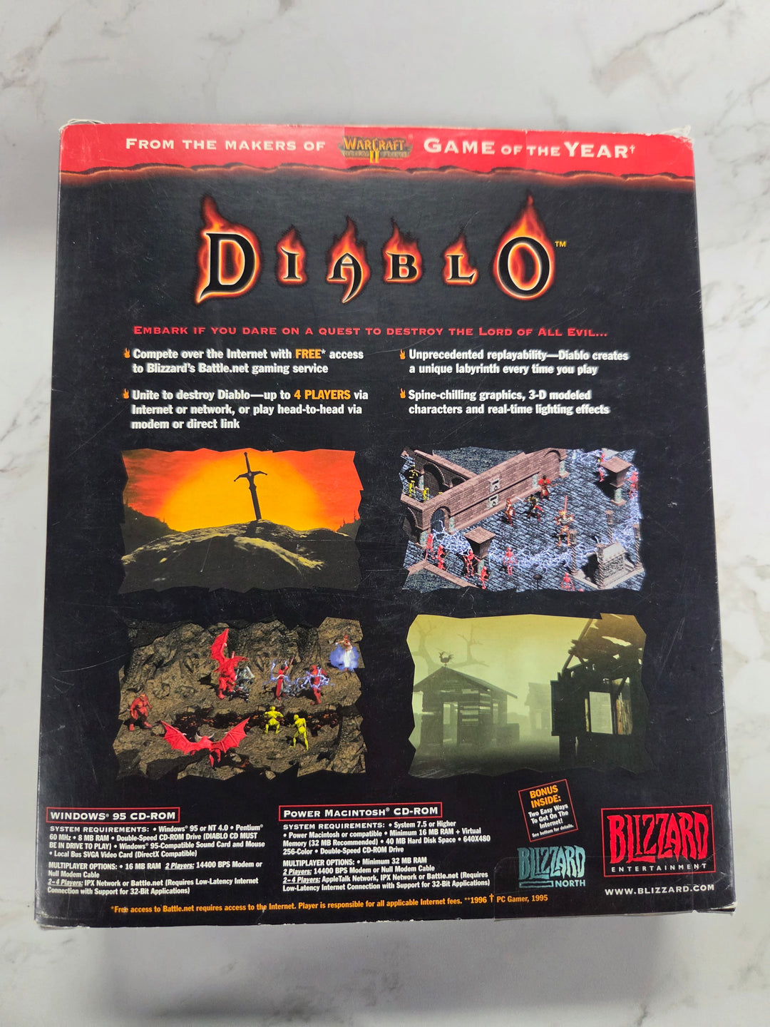 Diablo (Game of The Year Big Box Edition) (1996) - PC PC8426