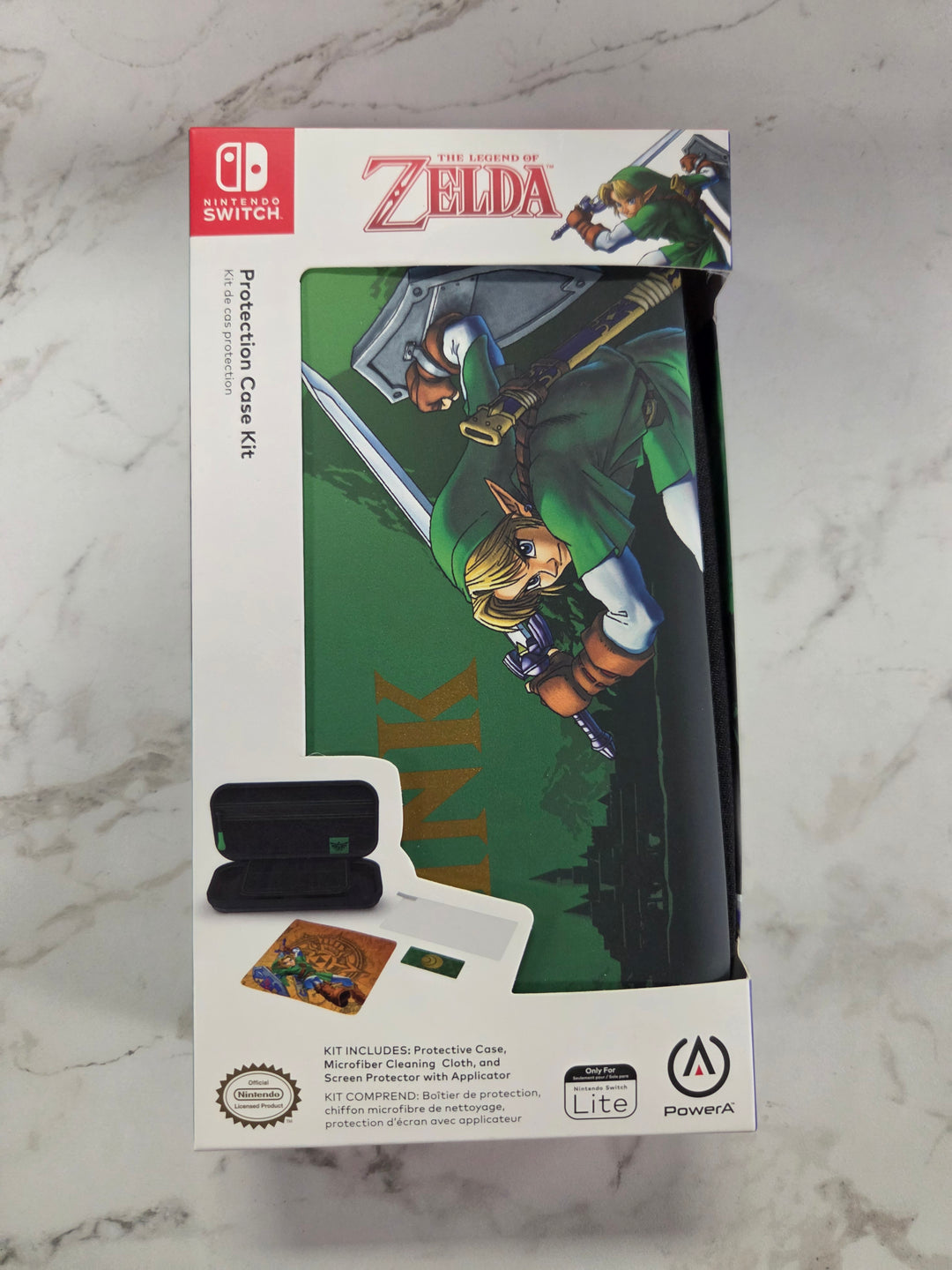 NEW PowerA The Legend of Zelda Protective Case Kit for Nintendo Switch Lite NA8526