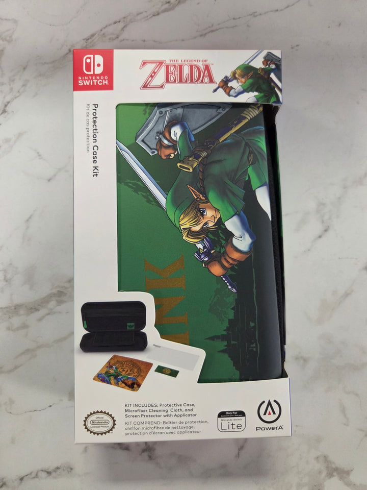 NEW PowerA The Legend of Zelda Protective Case Kit for Nintendo Switch Lite NA8526