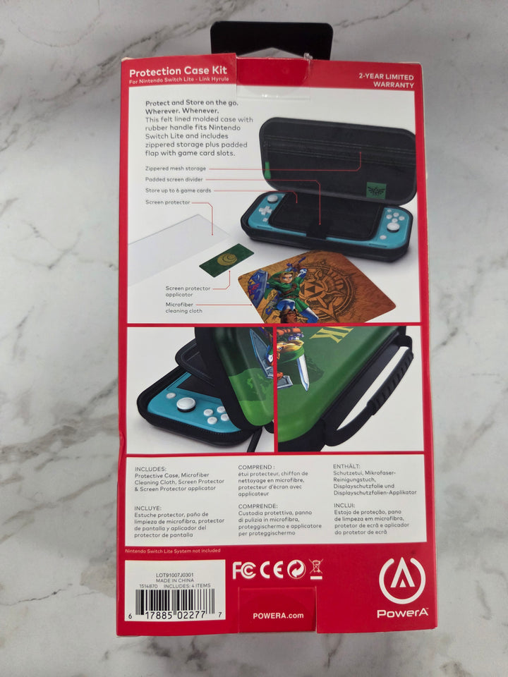 NEW PowerA The Legend of Zelda Protective Case Kit for Nintendo Switch Lite NA8526