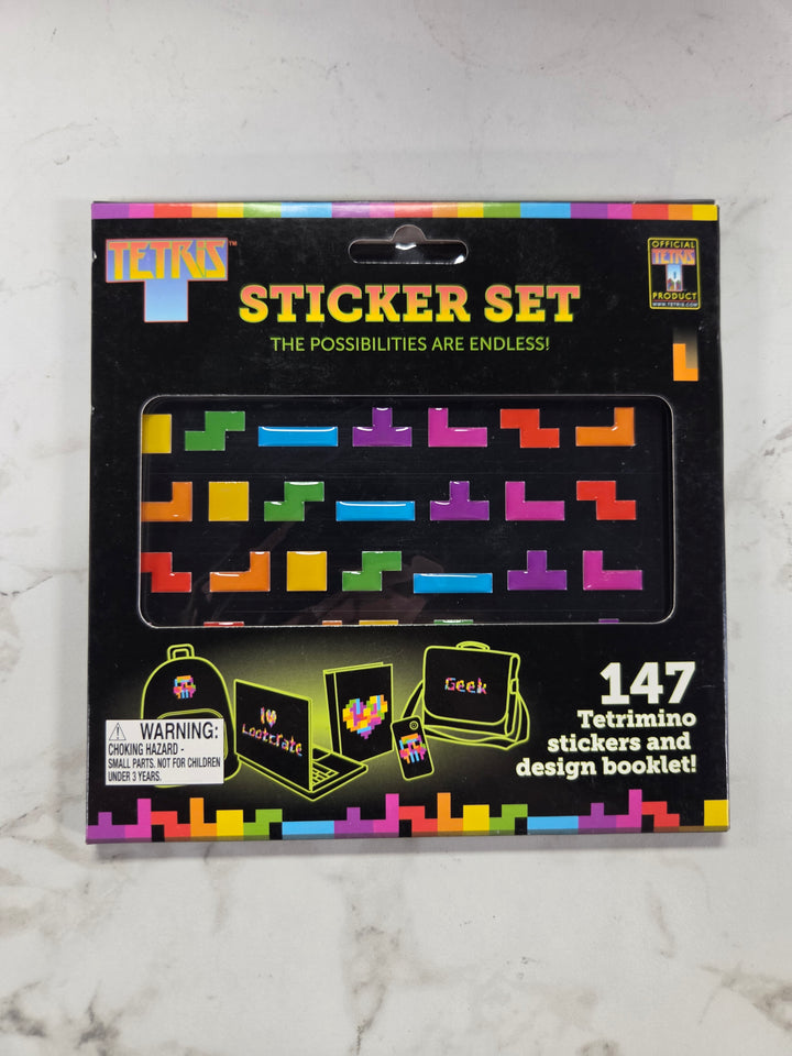 NEW Paladone Tetris Sticker Set (147 Stickers) NT8526