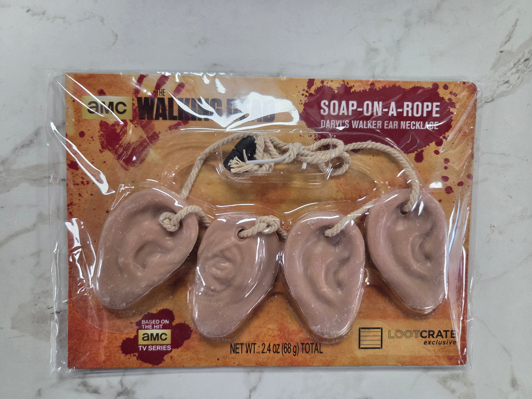 NEW Loot Crate - The Walking Dead Soap-on-a-Rope: Daryl's Walker Ear Necklace NT8526