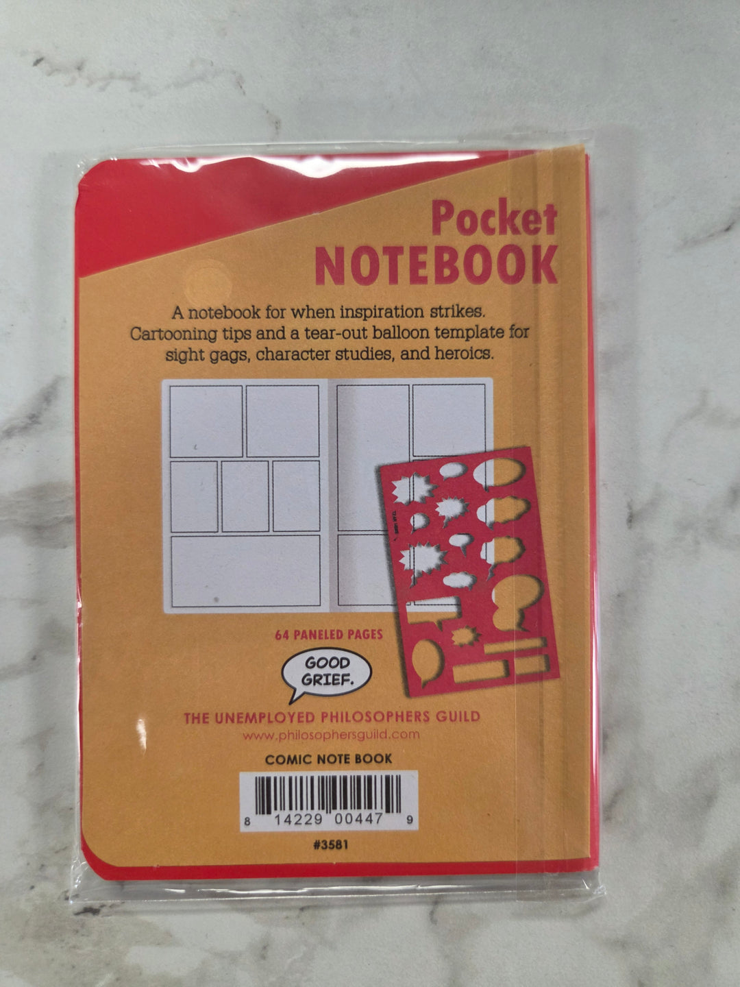 NEW Loot Crate Comic Note Book - The Unemployed Philosophers Guild NT8526