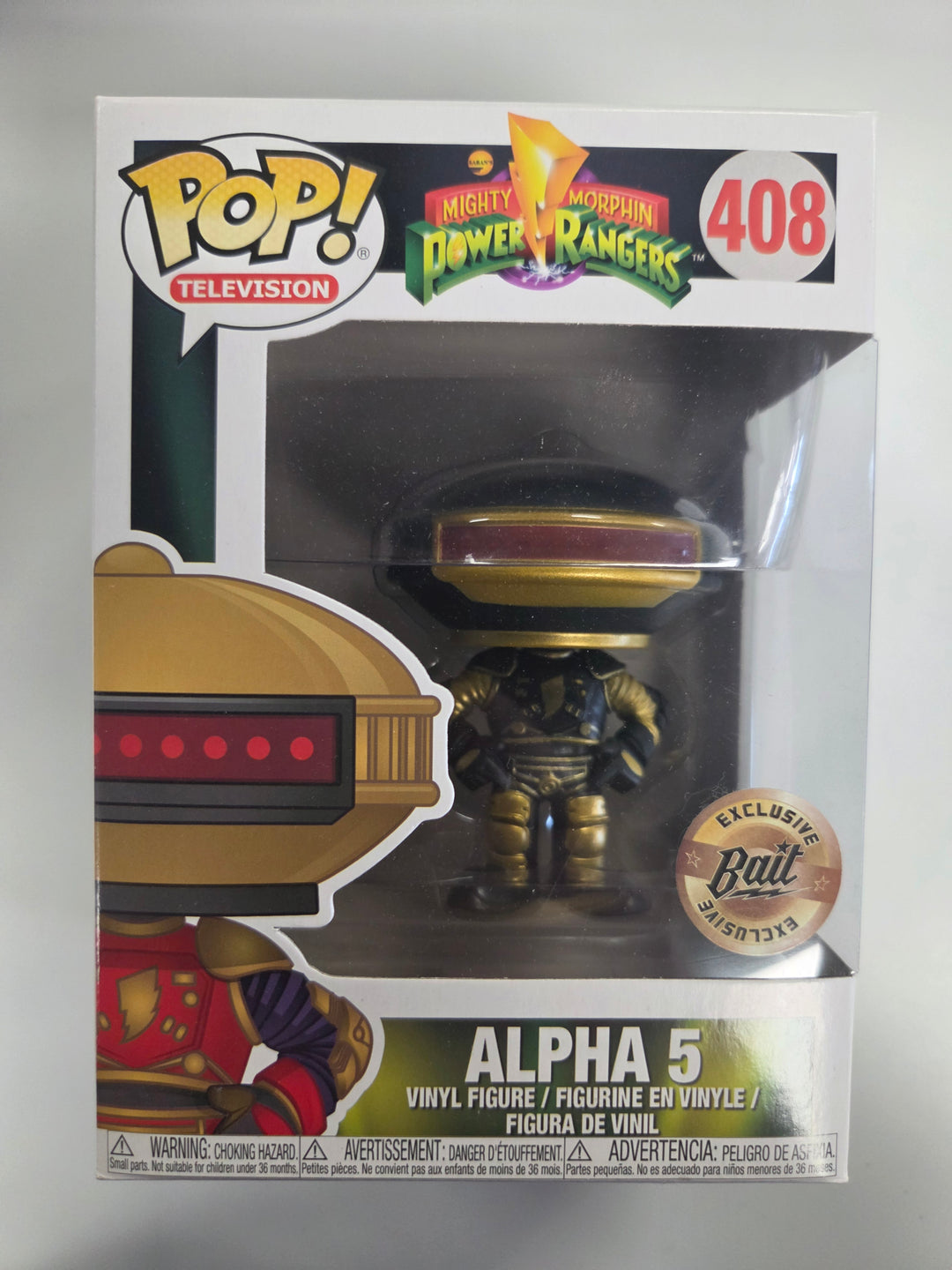Funko Pop! Alpha 5 #408, Walmart. Mighty Morphin Power Rangers FP8626