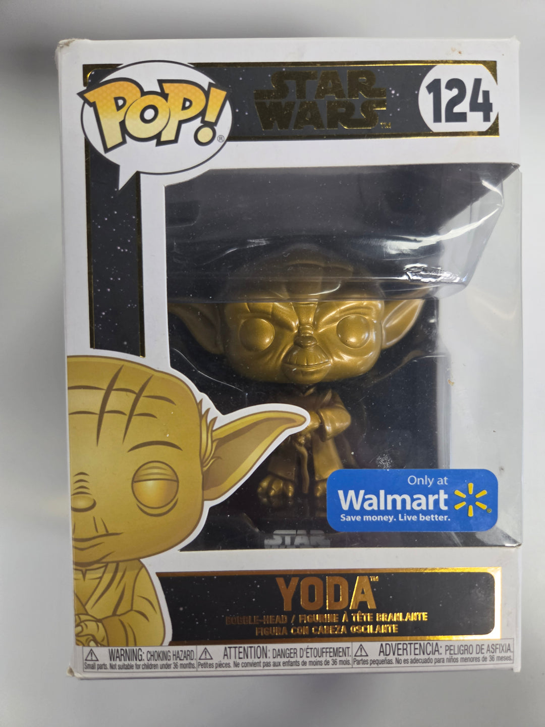 Funko Pop! Yoda [Metallic Gold] #124, Star Wars FP8626
