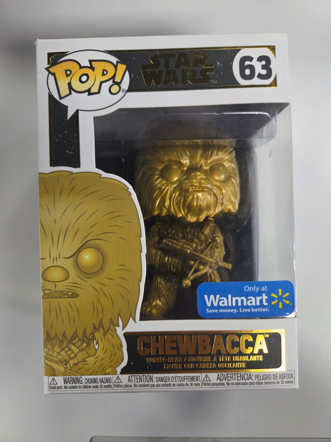 Funko Pop! Chewbacca [Metallic Gold] #63, Star Wars FP8626
