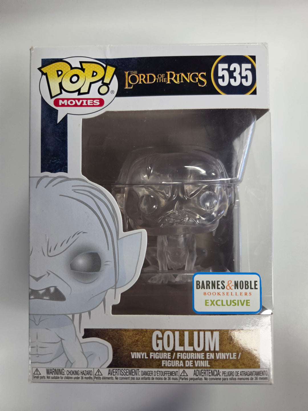 Funko Pop! Gollum Invisible #535, Lord of The Rings FP8626