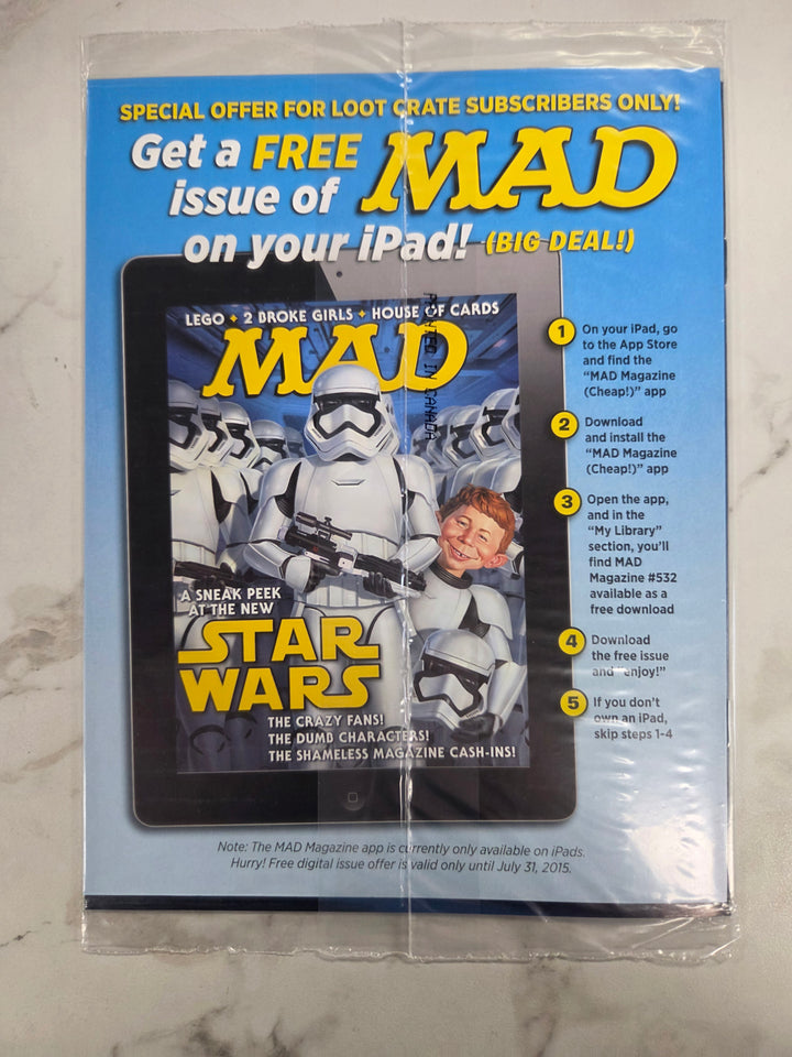NEW Loot Crate - United The Stupid Mad Magazine MG8626