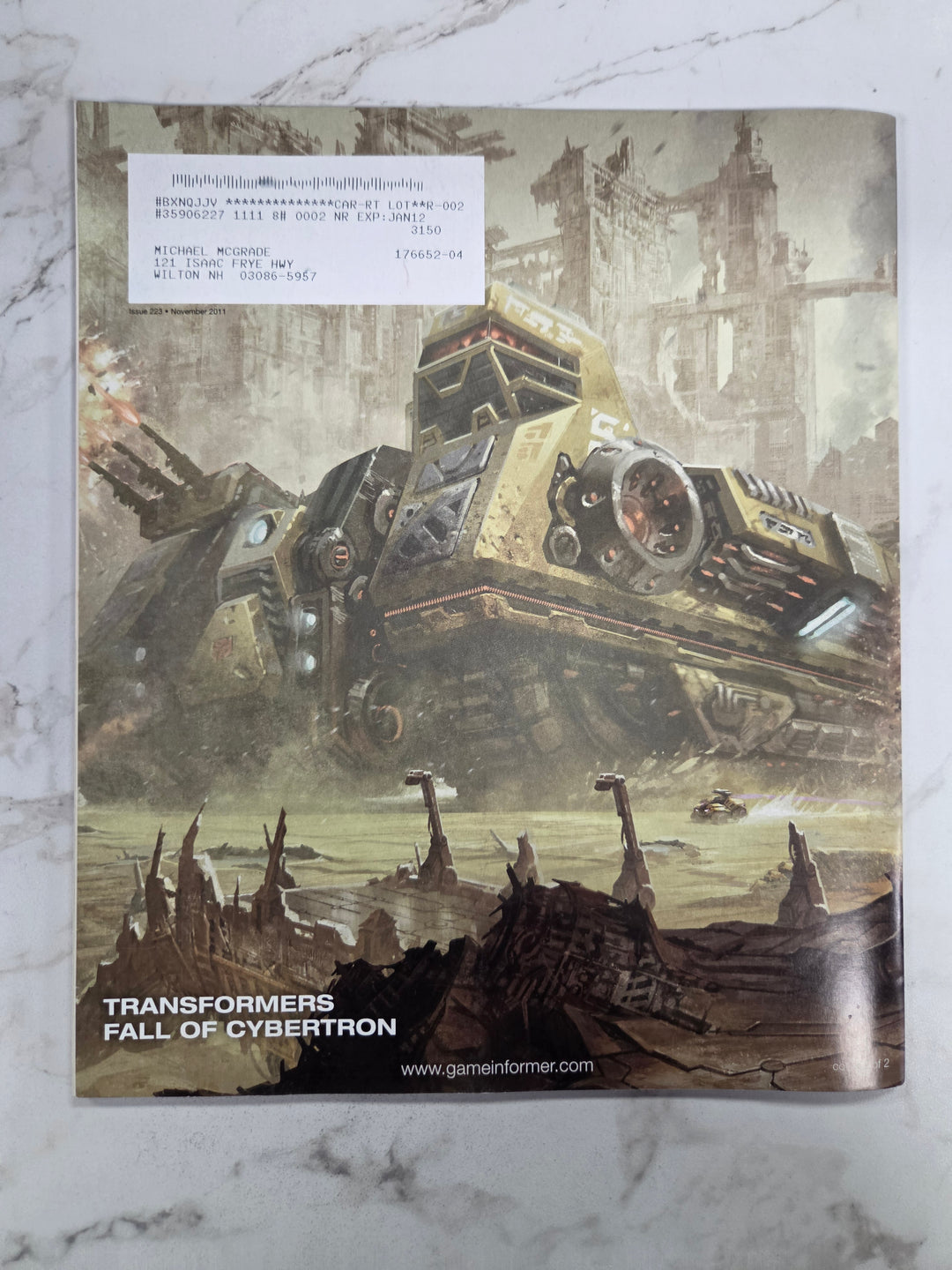 Game Informer Issue #223 Magazine MP8626