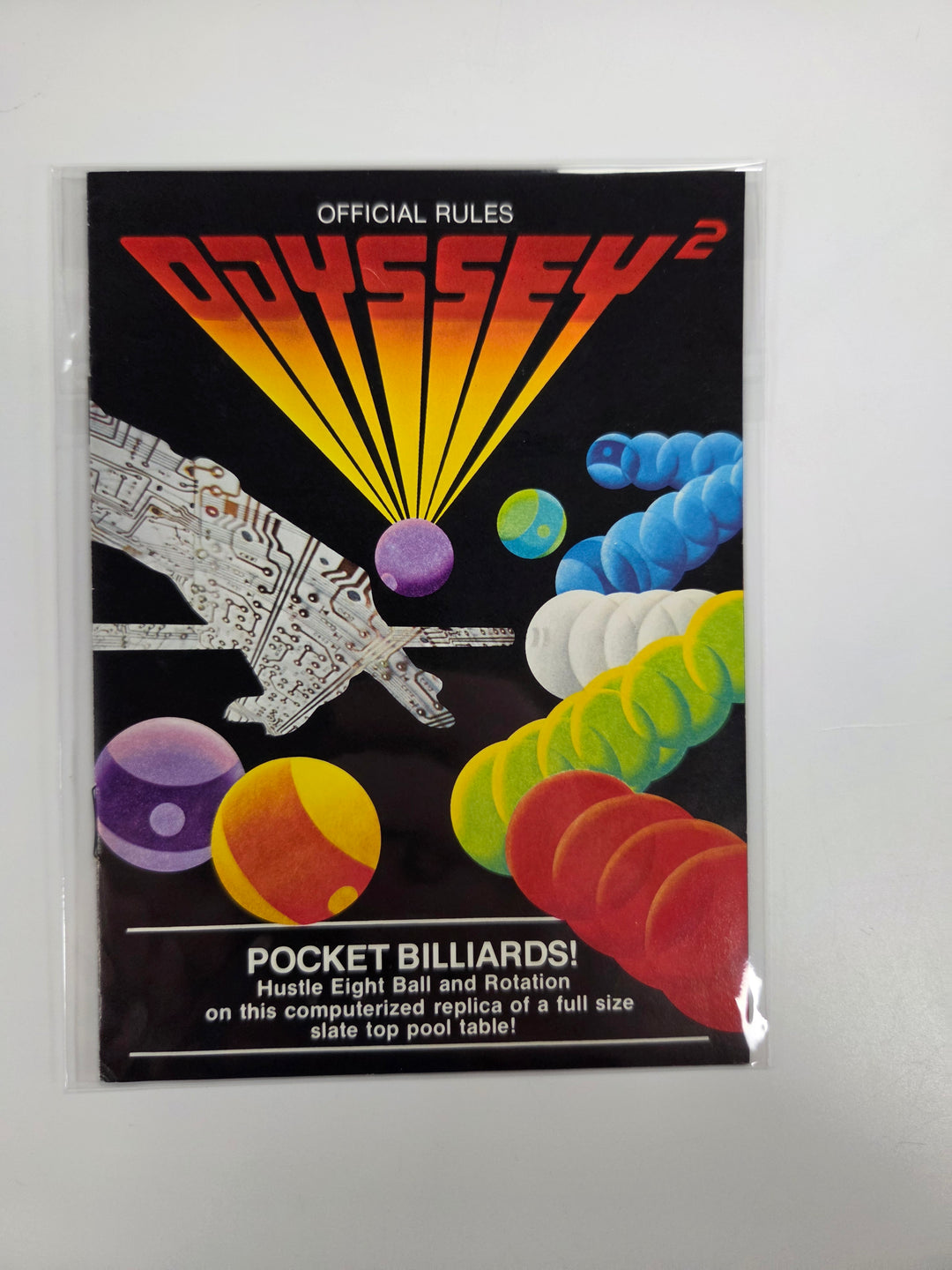 Pocket Billiards Magnavox Odyssey 2 MANUAL ONLY MO8626