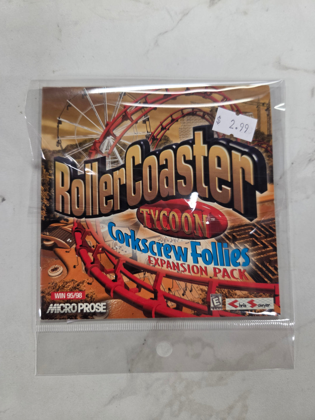 Roller Coaster Tycoon: Corkscrew Follies Expansion Pack PC MANUAL ONLY MO8726