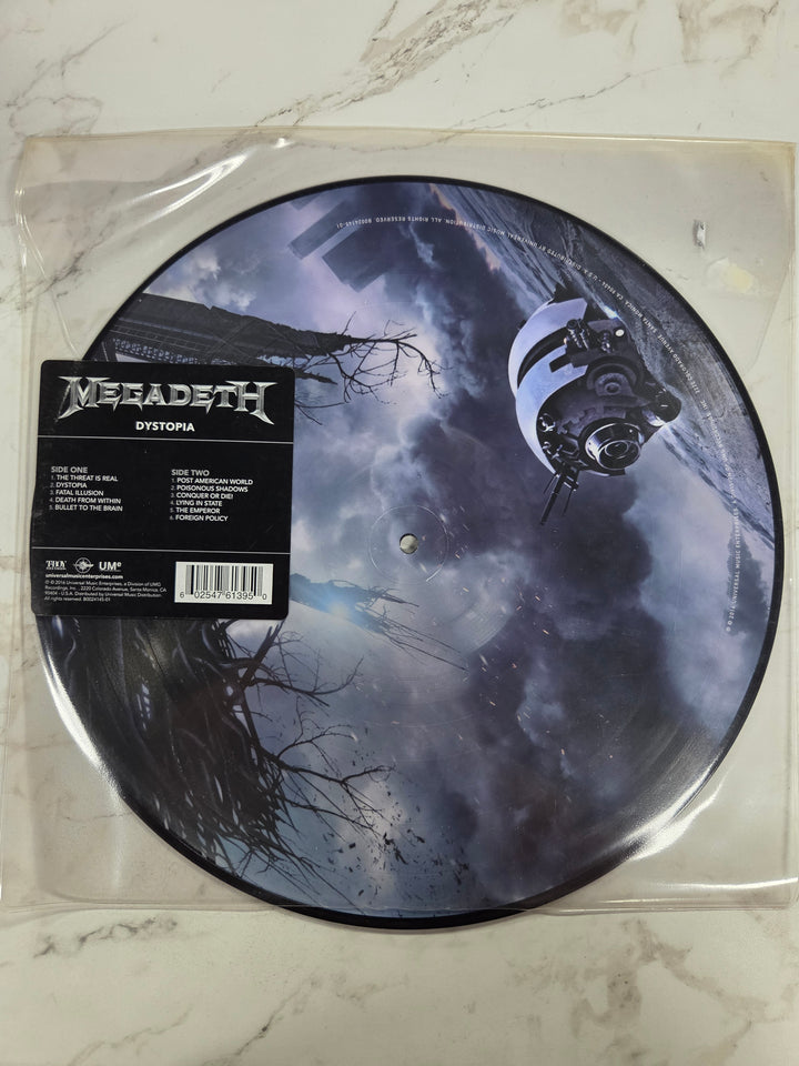 Megadeth – Dystopia (2016 U.S. Picture Disc Pressing) VG+ VR8726