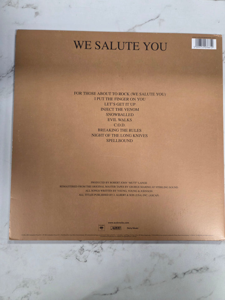 AC/DC – For Those About To Rock (We Salute You) (2009 Europe Remaster/Reissue) VG+ VR8726