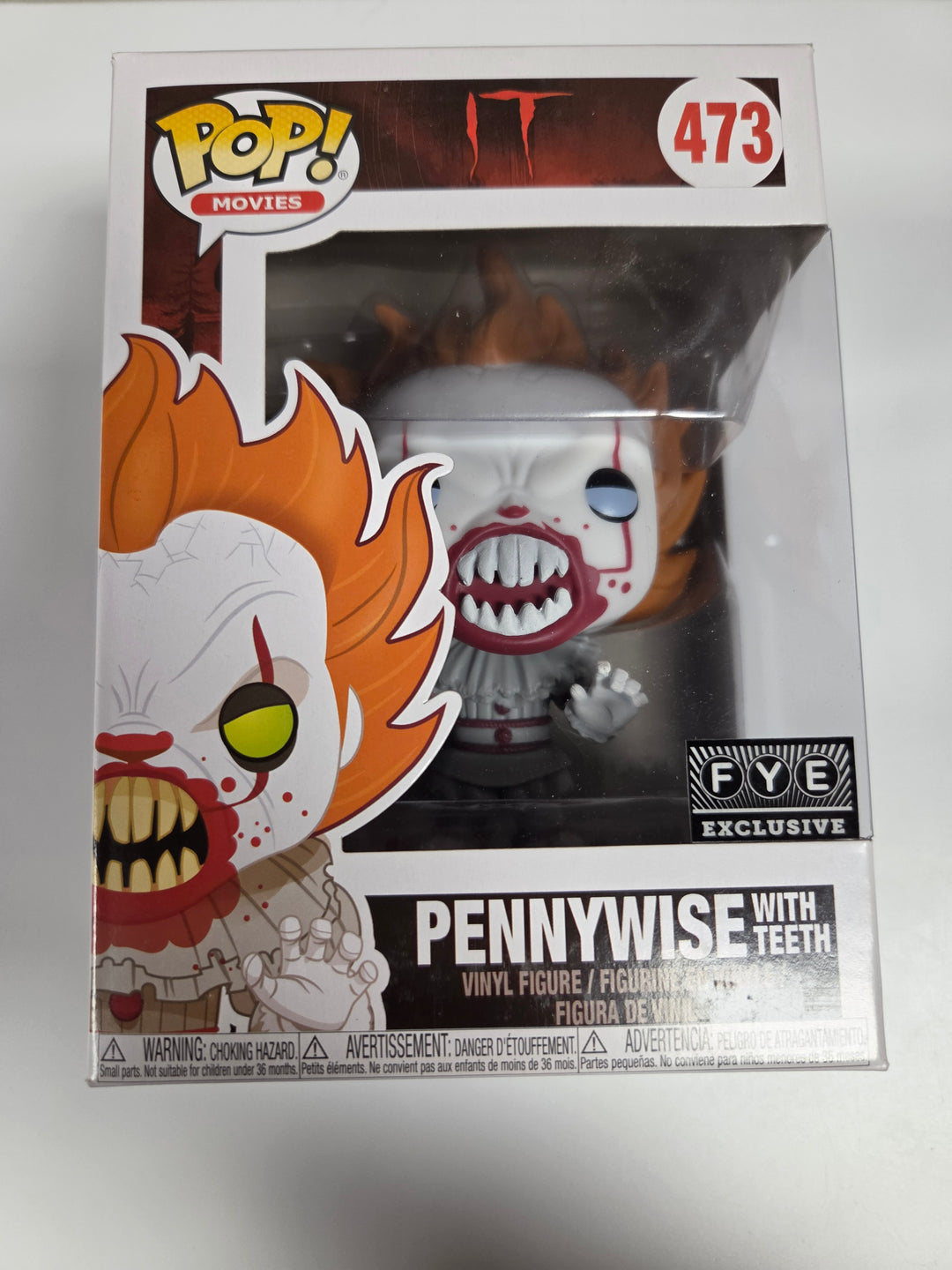 Funko Pop! Pennywise with Teeth #473, It FP8826