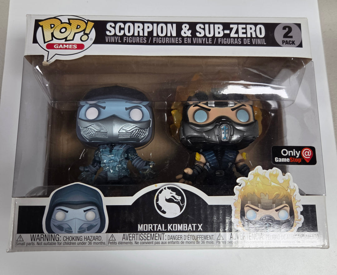 Funko Pop! Scorpion & Sub-Zero 2-Pack, Mortal Kombat FP8826