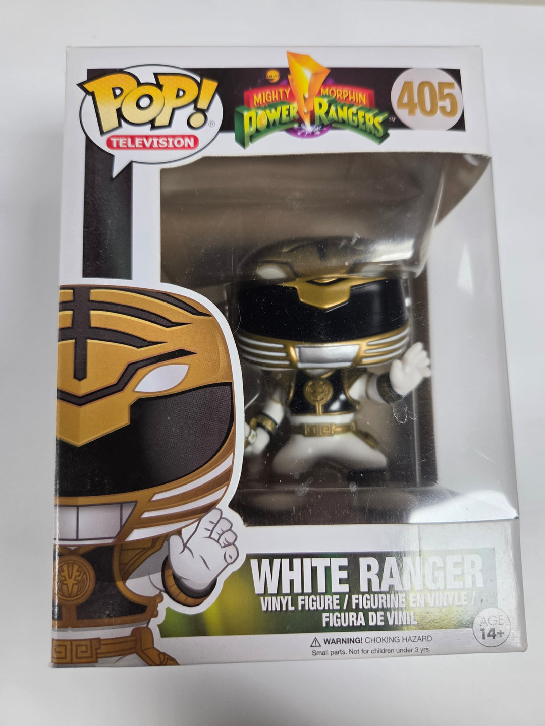 Funko Pop! White Ranger #405, Mighty Morphin Power Rangers FP8826