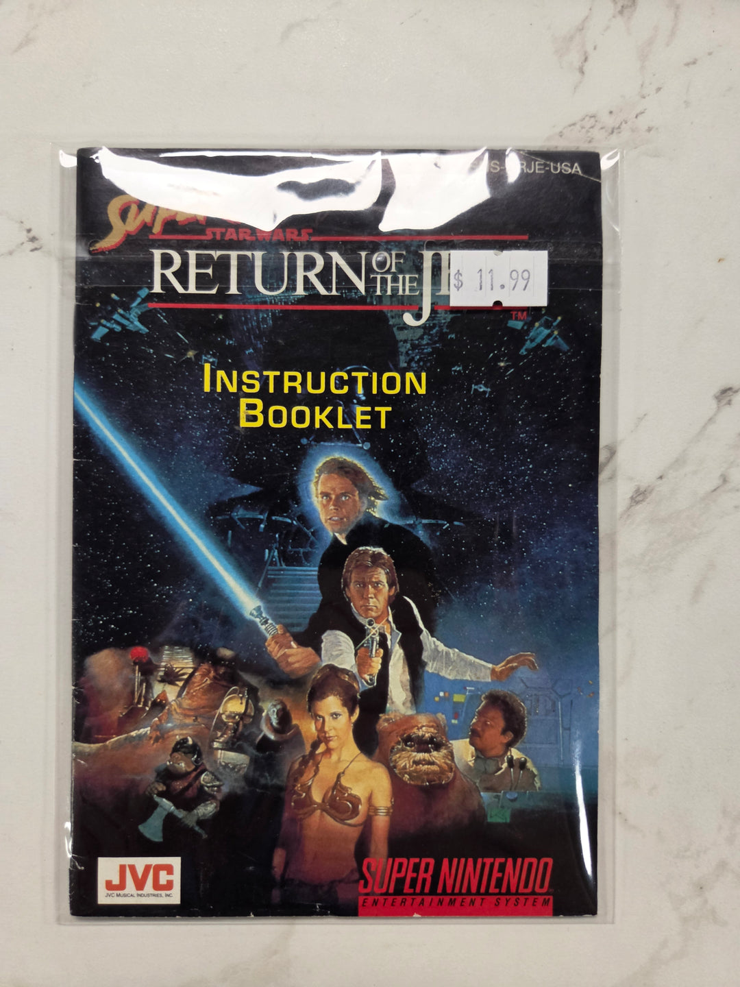 Super Star Wars: Return of the Jed MANUAL ONLY MO81126