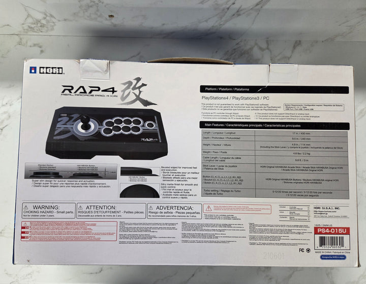BOXED HORI Real Arcade Pro 4 Fight Stick [Kai] for PS3/PS4/PS5 UA81126