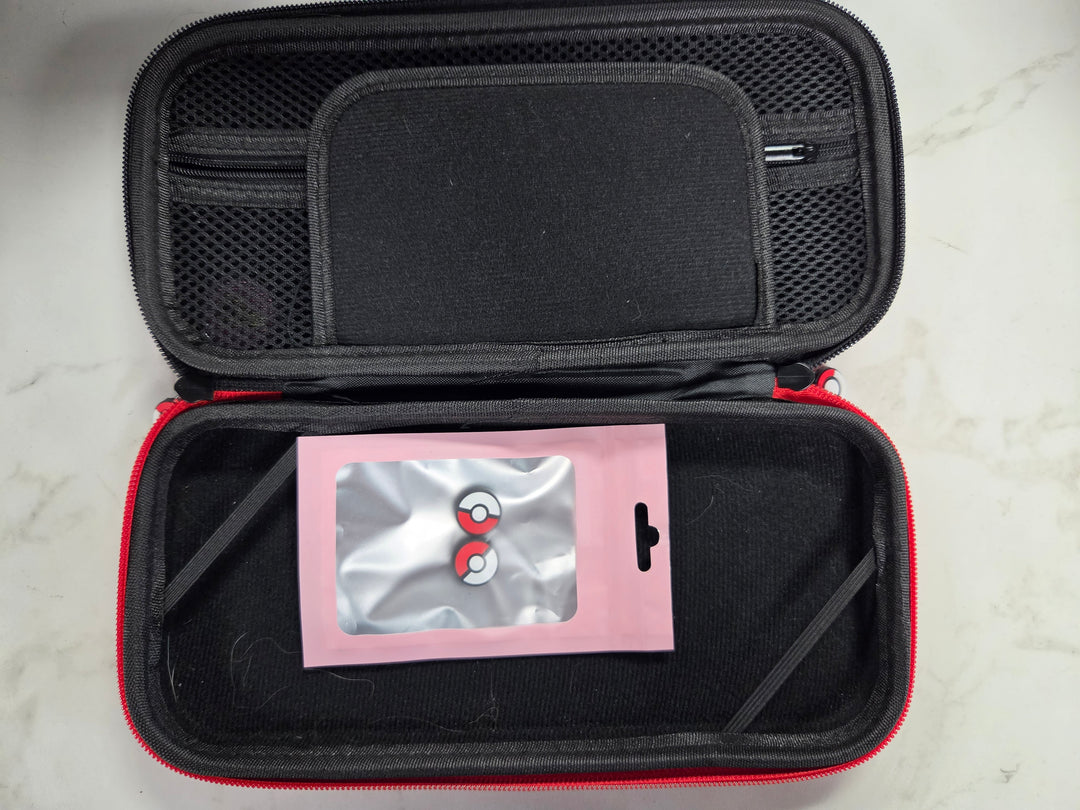 Pokeball Carrying Case With Themed Thumbsticks for Nintendo Switch UA81326