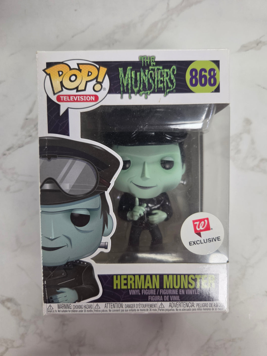 Funko Pop! Herman Munster #868, Walgreens. The Munsters FP81426