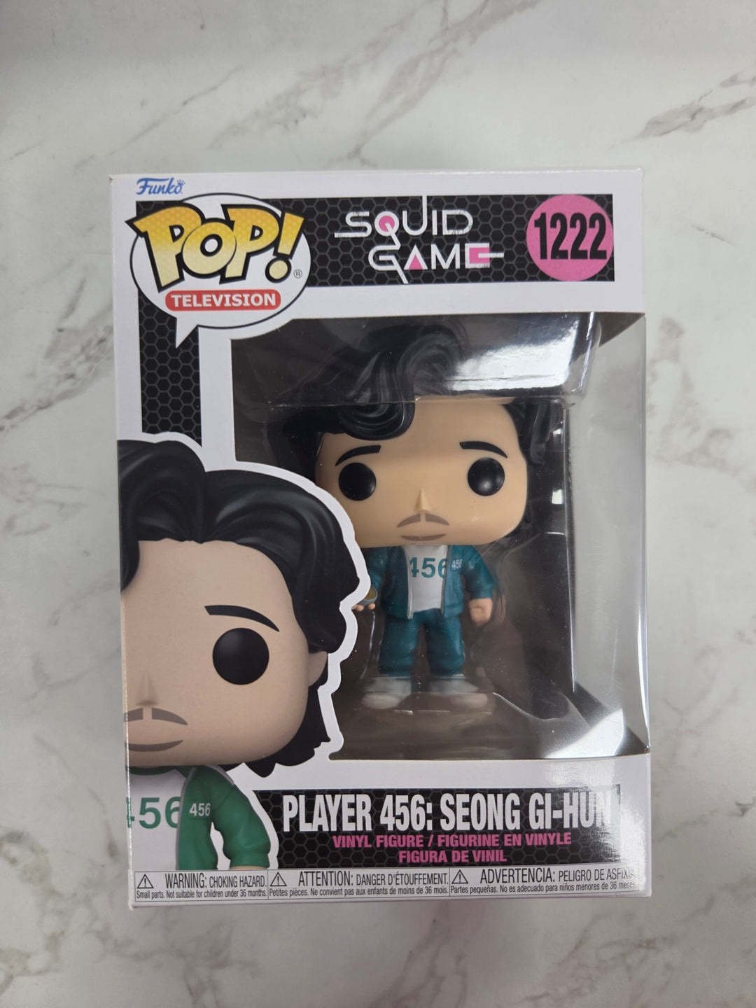 Funko Pop! Player 456: Seong Gi-Hun #1222, Squid Game FP81426