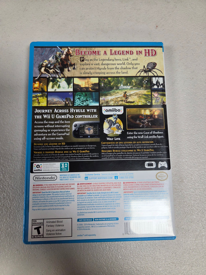 Legend of Zelda: Twilight Princess HD Wii U CASE ONLY CO81626