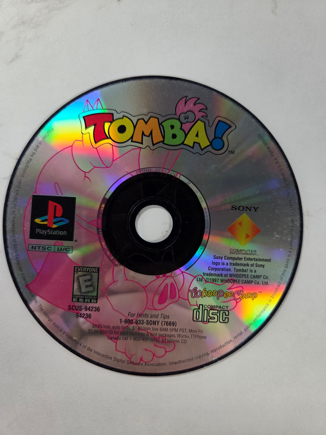 Tomba! - PS1 DISC ONLY DI82126