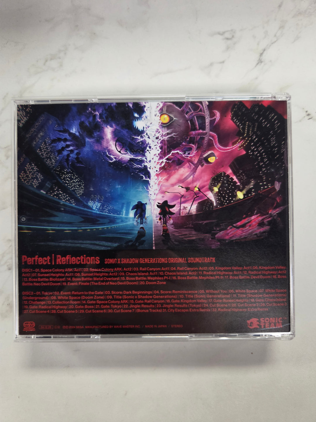 Sonic X Shadow Generations Original Soundtrack, Perfect/Reflections Soundtrack CD PM82226