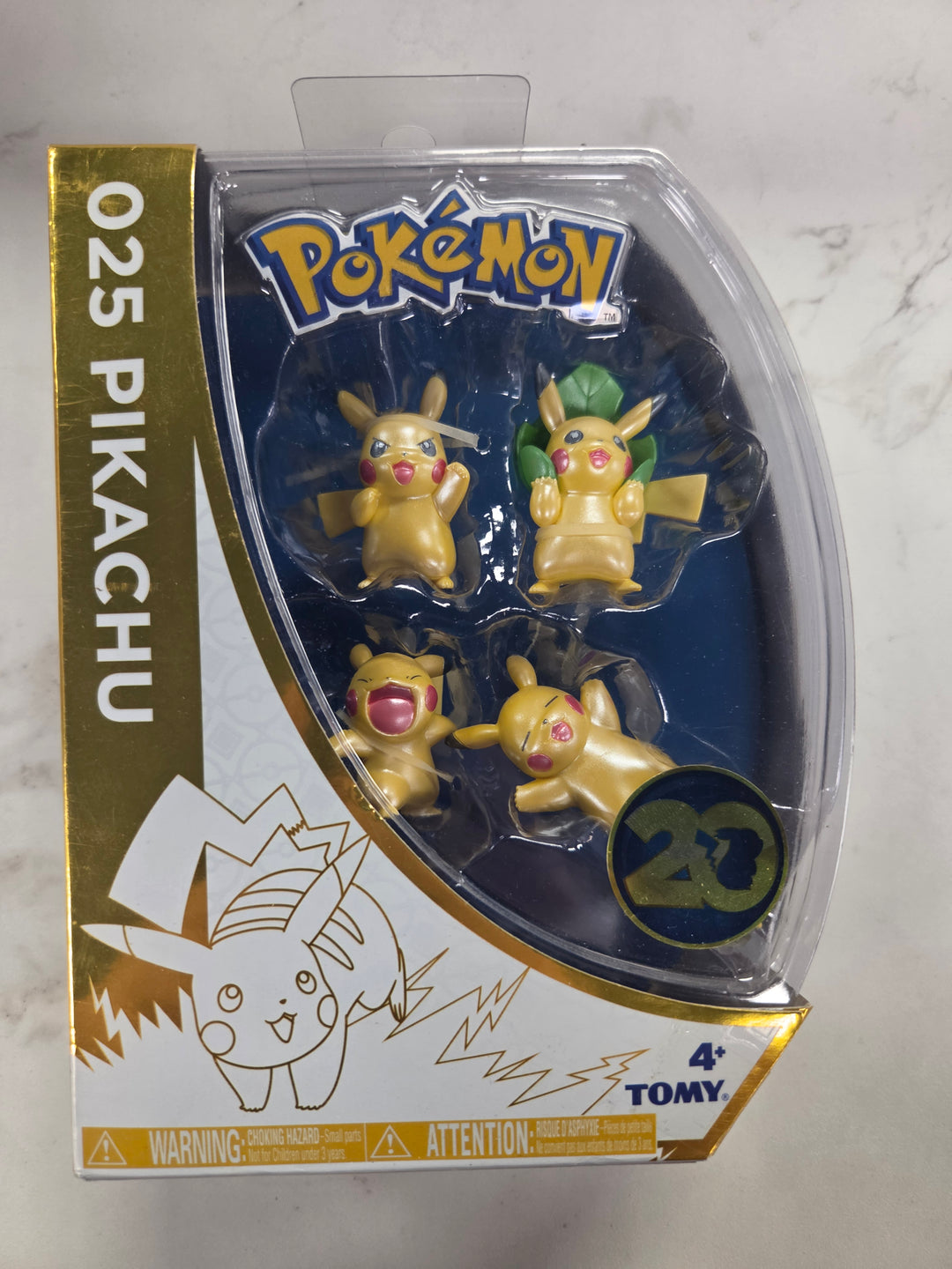Tomy 2016 Pokemon 20th Anniversary 4 Figure Set NT82226