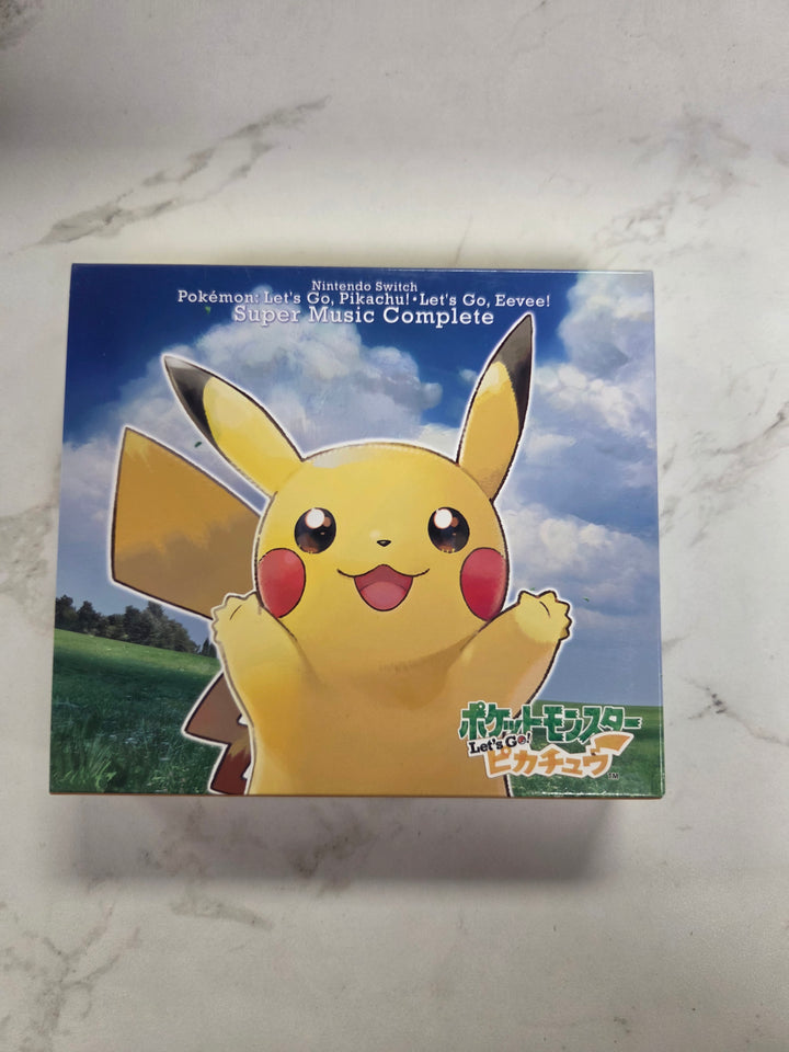 Pokemon: Let's Go, Pikachu!/Let's Go, Eevee! Super Music Complete" Soundtrack CD PM82226