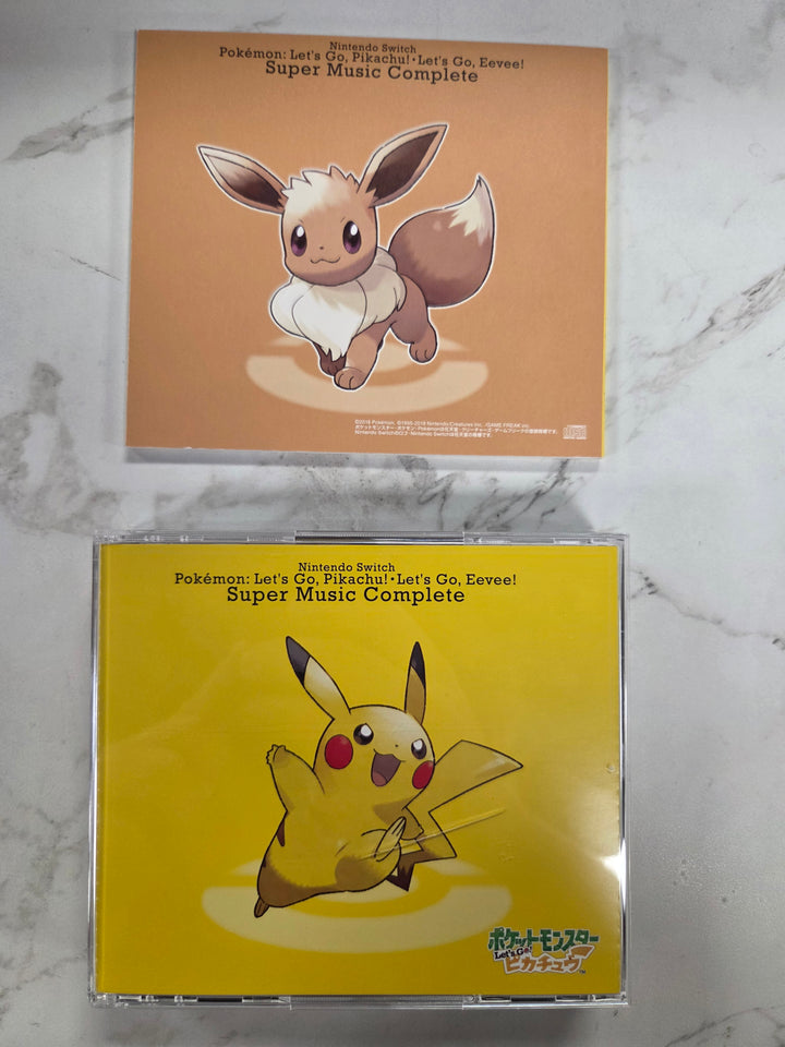 Pokemon: Let's Go, Pikachu!/Let's Go, Eevee! Super Music Complete" Soundtrack CD PM82226