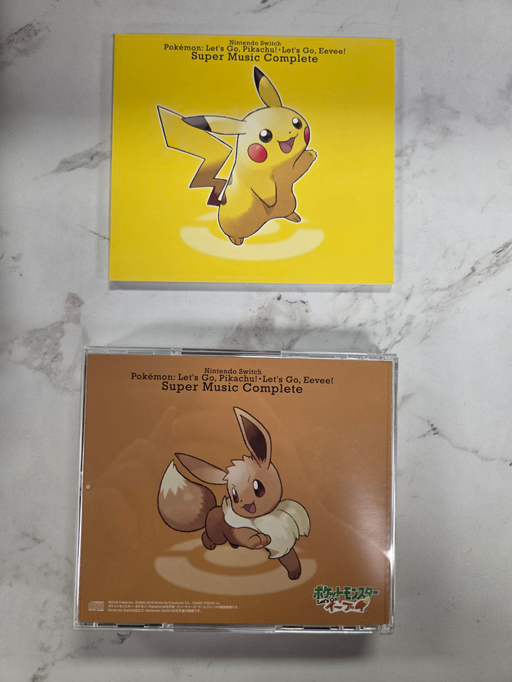 Pokemon: Let's Go, Pikachu!/Let's Go, Eevee! Super Music Complete" Soundtrack CD PM82226