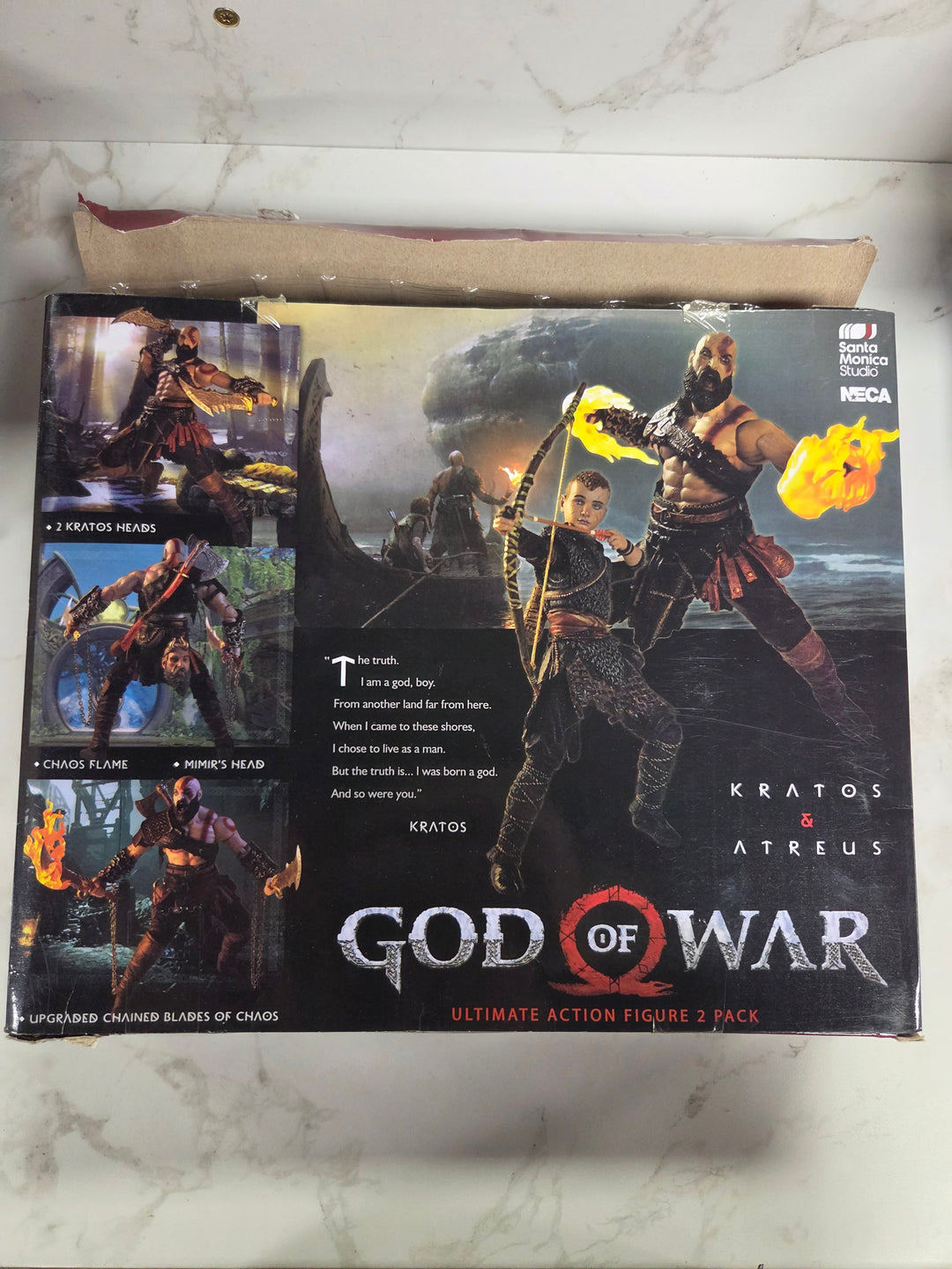 NECA God of War: Kratos & Atreus Ultimate Action Figure 2-Pack Set UT82226