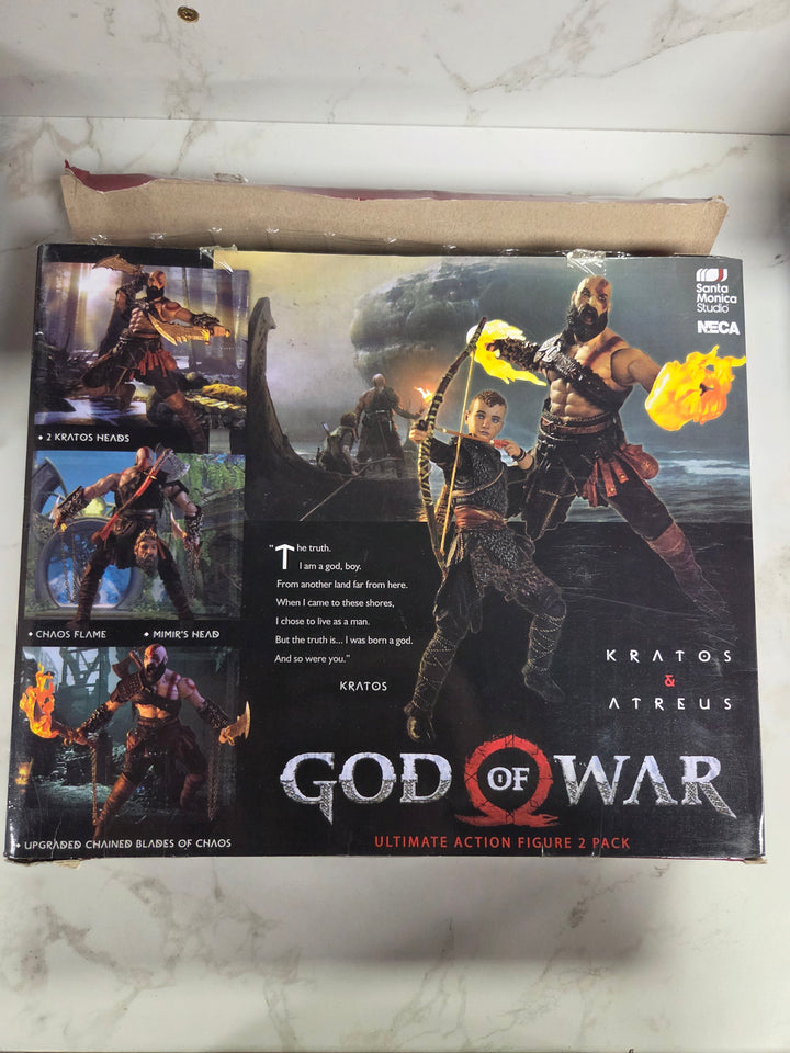 NECA God of War: Kratos & Atreus Ultimate Action Figure 2-Pack Set UT82226