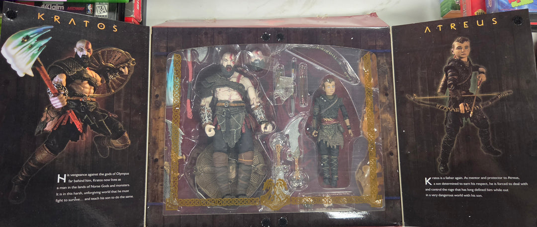 NECA God of War: Kratos & Atreus Ultimate Action Figure 2-Pack Set UT82226