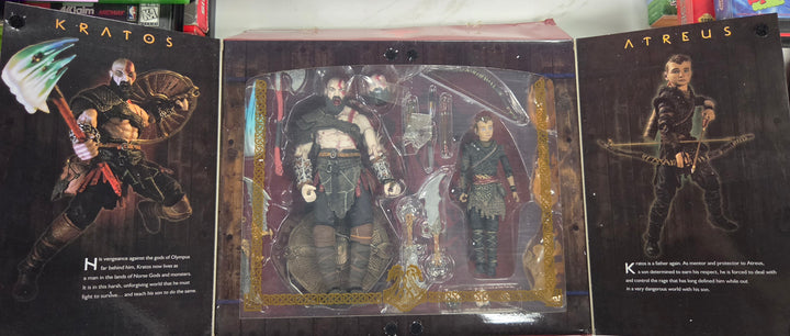 NECA God of War: Kratos & Atreus Ultimate Action Figure 2-Pack Set UT82226