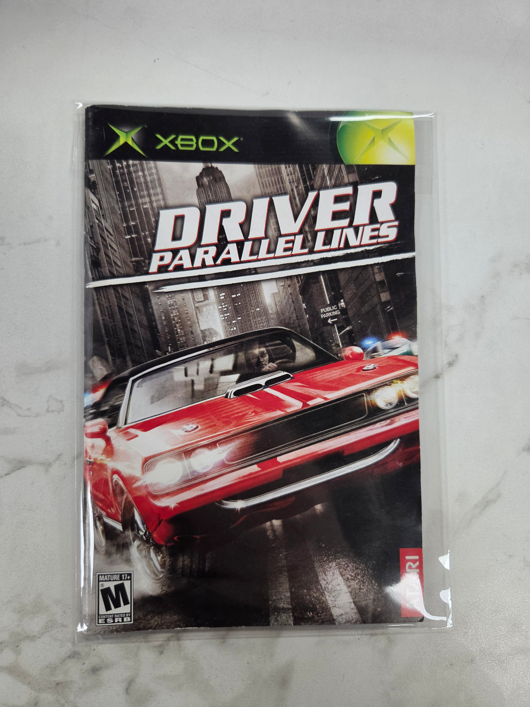 Driver: Parallel Lines Xbox MANUAL ONLY MO82526