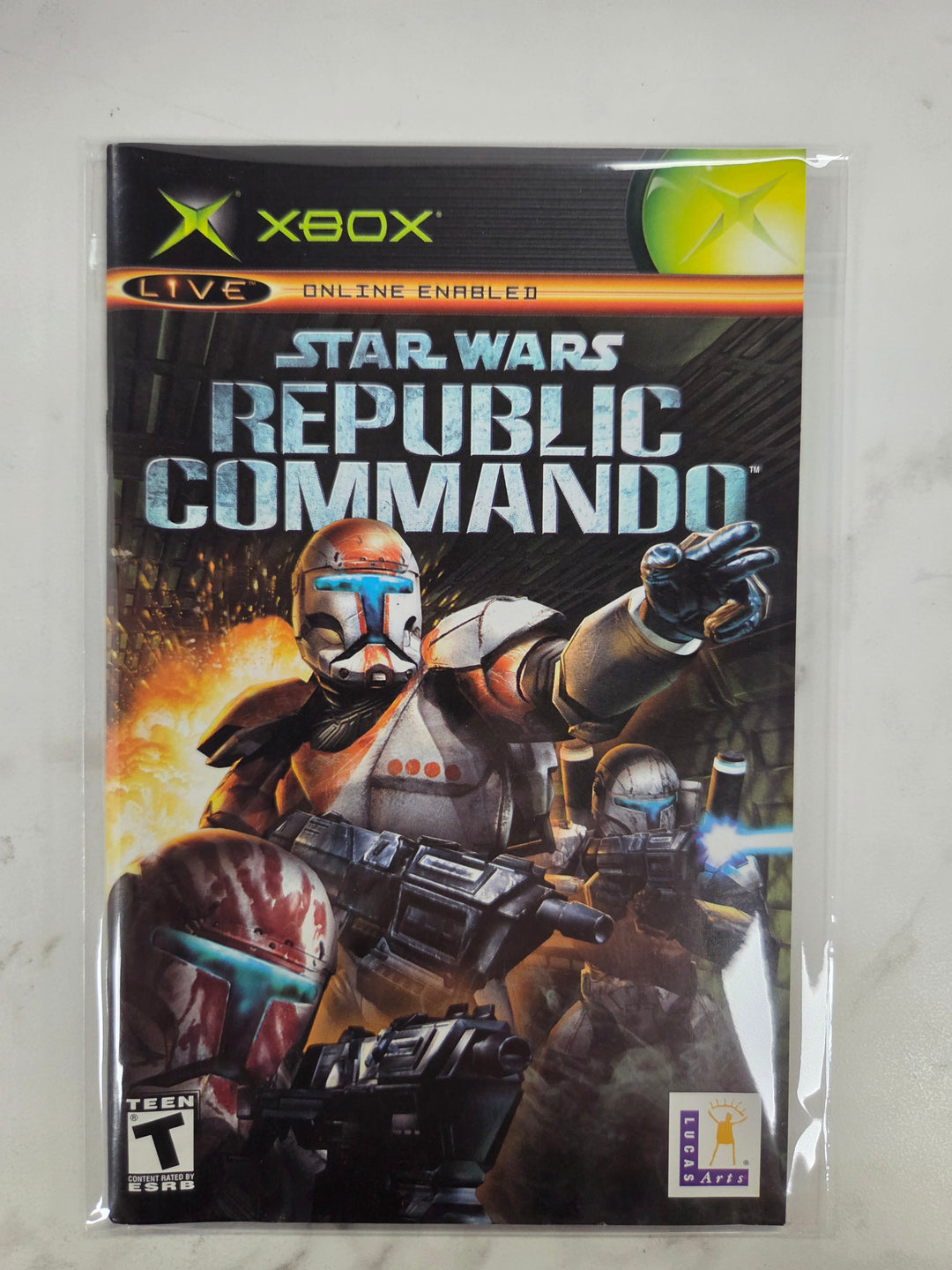 Star Wars Republic Commando Xbox MANUAL ONLY MO82526