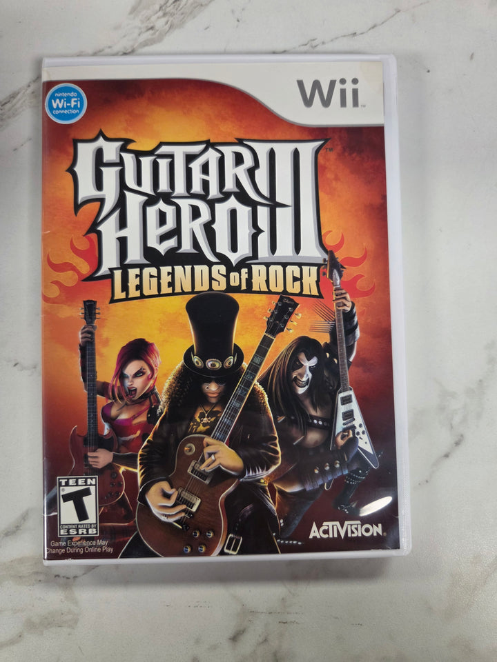 Guitar Hero III: Legends of Rock Wii CASE ONLY CO82526