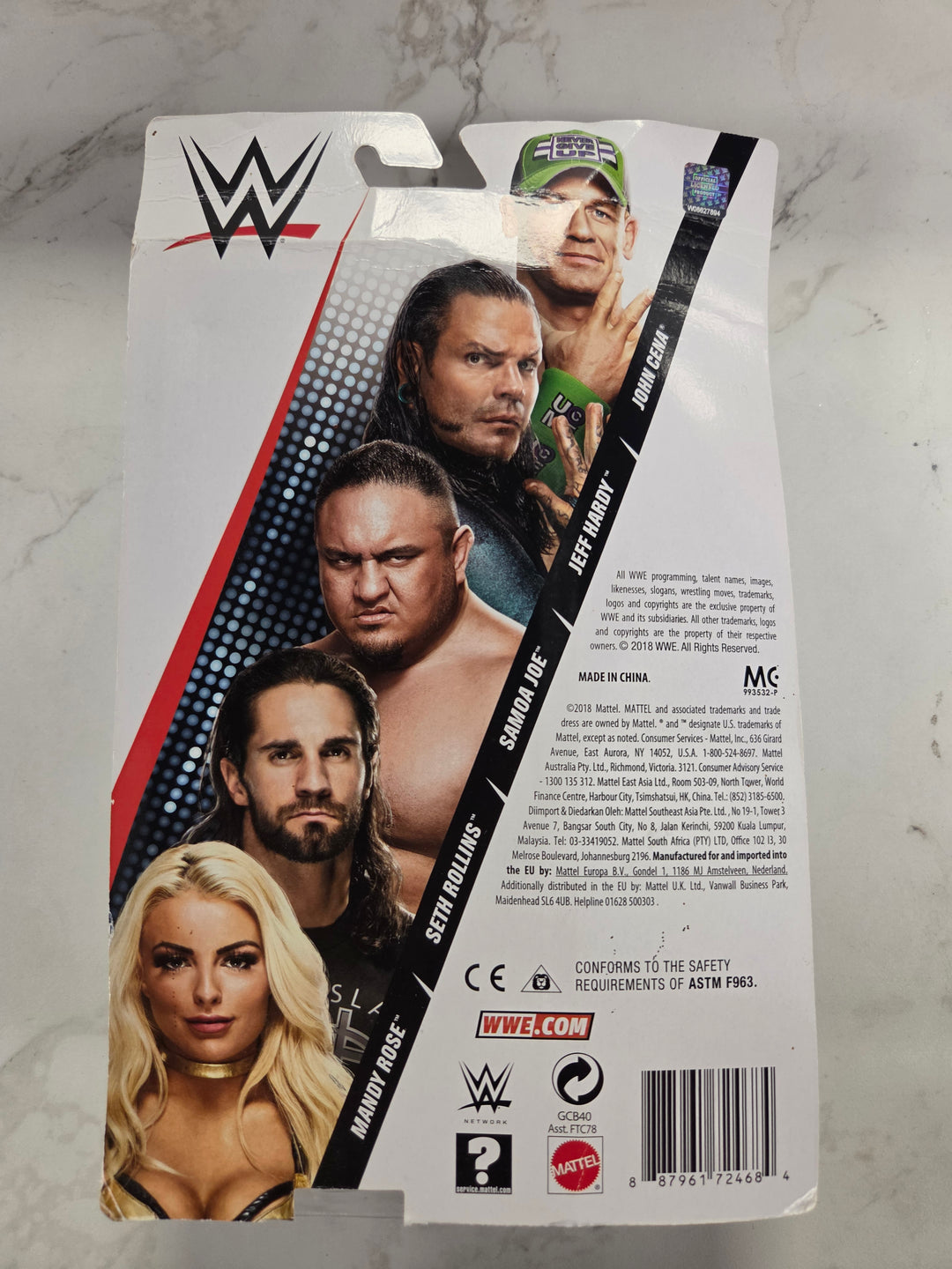 NEW Mattel WWE - Seth Rollins #92 Figure NT82526