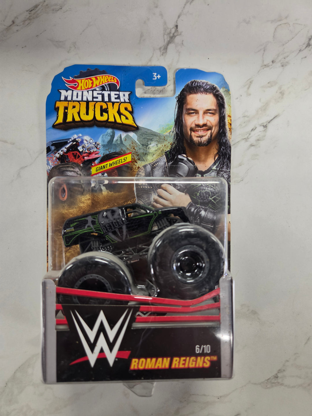 NEW Hot Wheels Monster Trucks WWE - Roman Reigns Truck NT82526