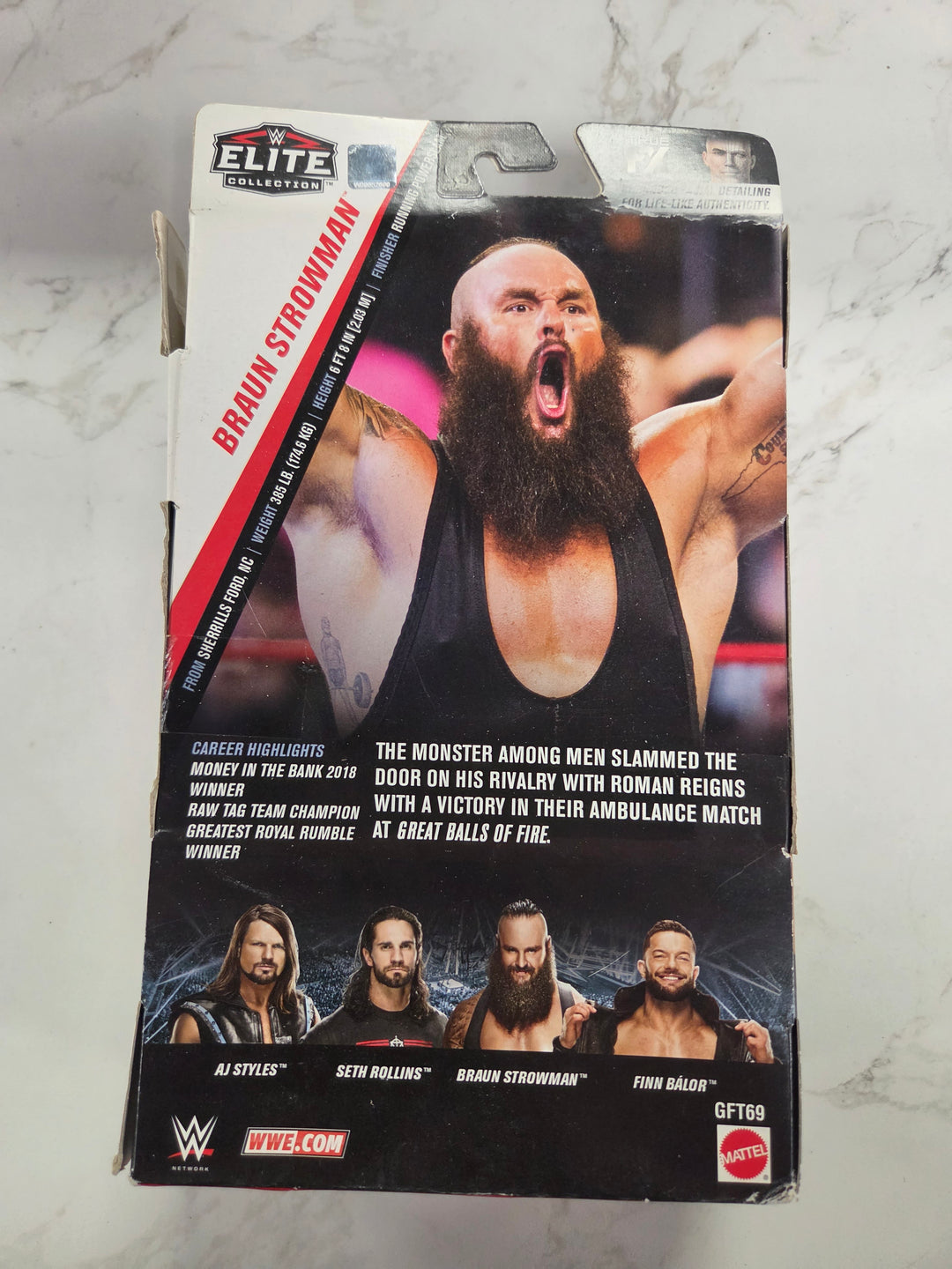 NEW Mattel WWE Elite Collection - Braun Strowman Figure NT82526