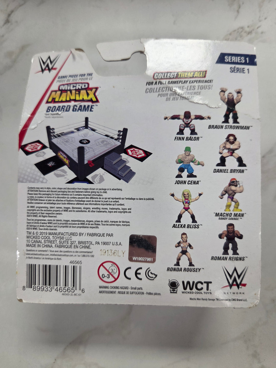 NEW Mattel Micro Maniax WWE  - Roman Reigns Figure Brand New NT82526